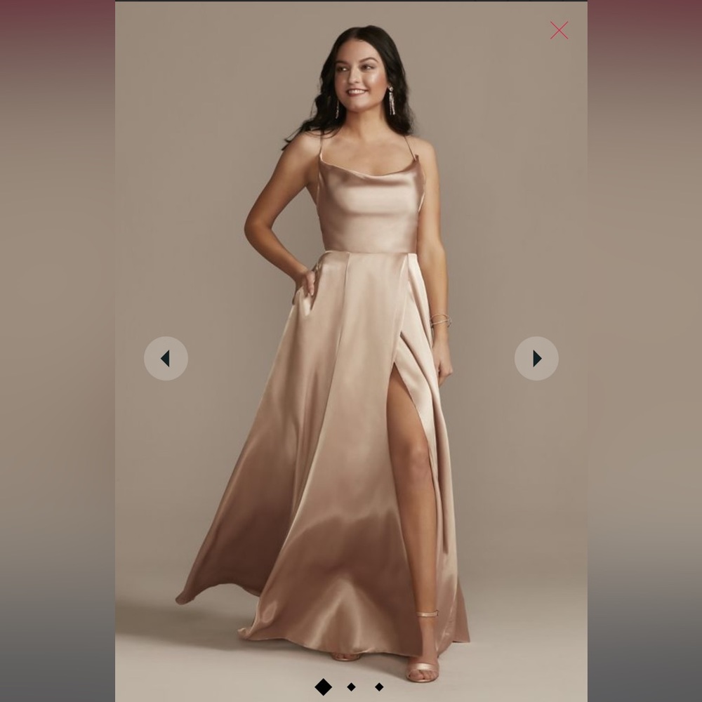 GALINA SIGNATURE Cowl Bridesmaid Dress